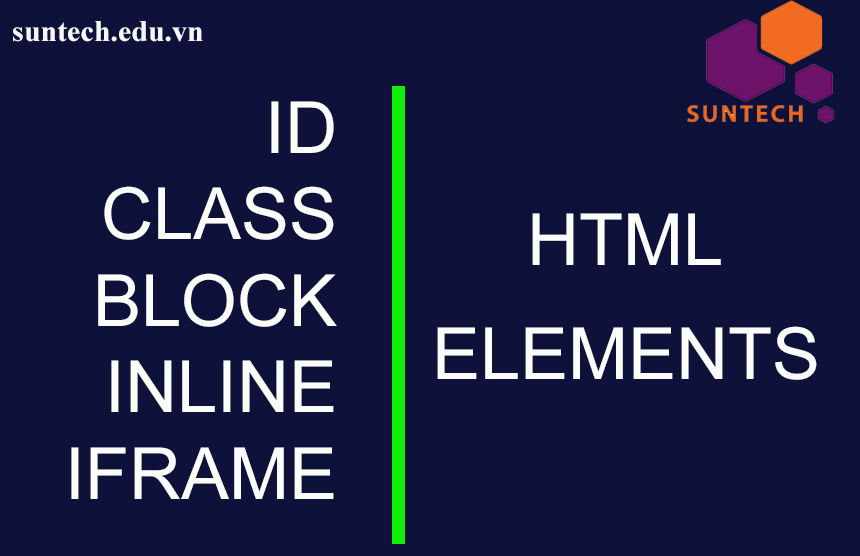 Block, Inline, CLass, ID, Iframe Elements Trong HTML