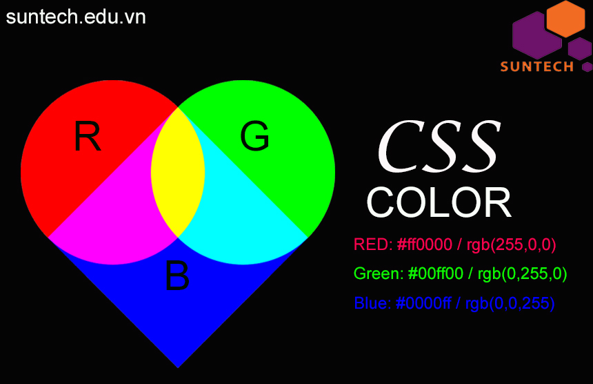 Các Cách Sử Dụng Color Trong CSS