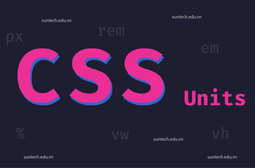 Các đơn vị sử dụng trong CSS